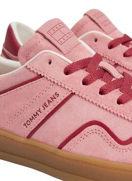 Chaussures Tommy Jeans Greenwich framboise pour femme