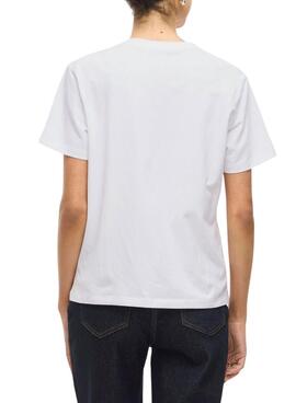 T-shirt Only Nora blanc pour femme