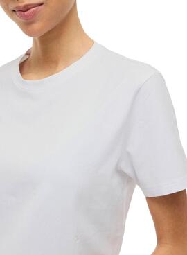 T-shirt Only Nora blanc pour femme