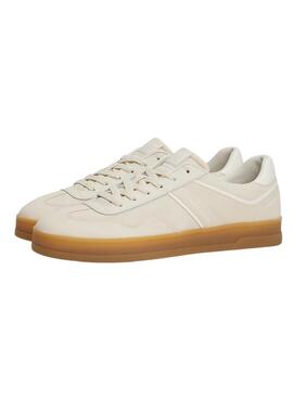 Chaussures Tommy Jeans Greenwich en textile beige pour femme