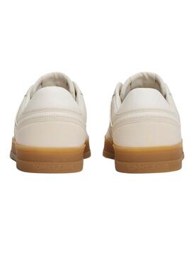 Chaussures Tommy Jeans Greenwich en textile beige pour femme