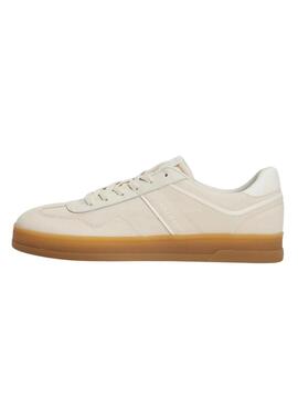 Chaussures Tommy Jeans Greenwich en textile beige pour femme