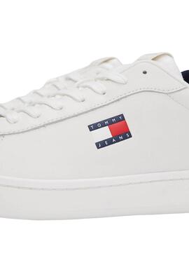 Baskets Tommy Jeans Archive blanches pour hommes