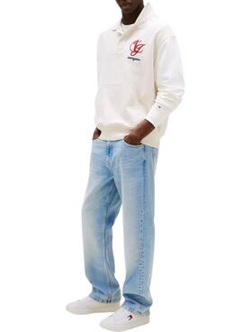 Baskets Tommy Jeans Archive blanches pour hommes