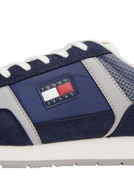 Chaussures de sport Tommy Jeans Runner Casual bleu pour homme
