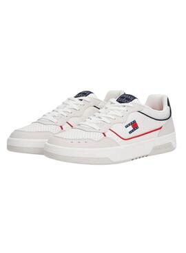 Baskets Tommy Jeans Cupsole Elevated blanc pour homme