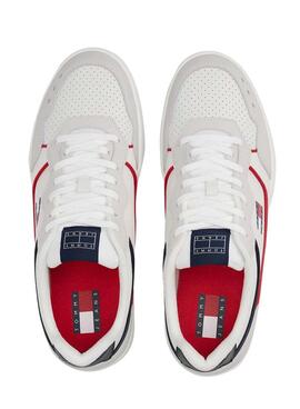 Baskets Tommy Jeans Cupsole Elevated blanc pour homme