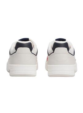 Baskets Tommy Jeans Cupsole Elevated blanc pour homme