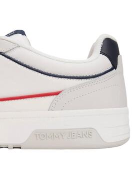 Baskets Tommy Jeans Cupsole Elevated blanc pour homme