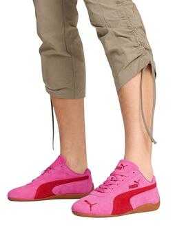 Chaussures Puma Speedcat OG rose et rouge pour femme