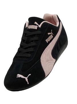 Chaussures Puma Speedcat OG noir et rose pour femme