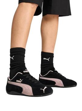 Chaussures Puma Speedcat OG noir et rose pour femme