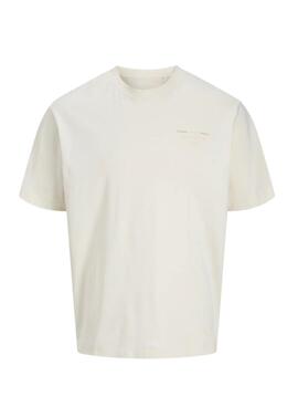T-shirt Jack and Jones Urban beige pour homme