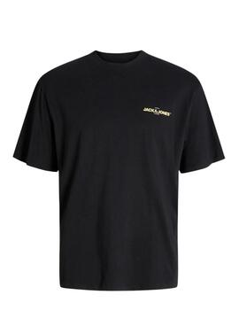 T-shirt Jack and Jones Bradley noir pour homme