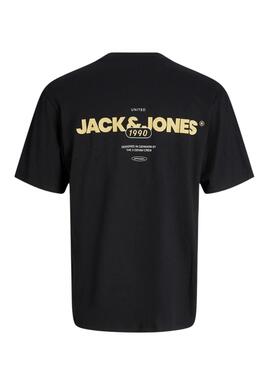 T-shirt Jack and Jones Bradley noir pour homme