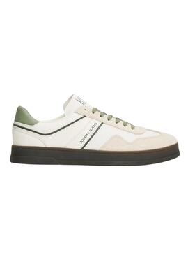 Chaussures Tommy Jeans The Greenwich blanc et vert pour homme