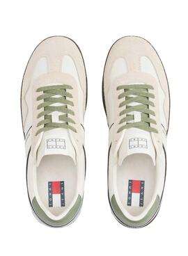 Chaussures Tommy Jeans The Greenwich blanc et vert pour homme