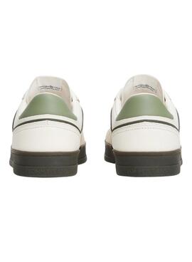 Chaussures Tommy Jeans The Greenwich blanc et vert pour homme
