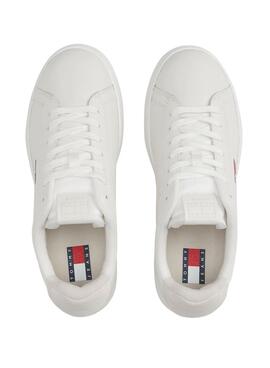 Chaussures Tommy Jeans Archive 98 blanches pour femmes