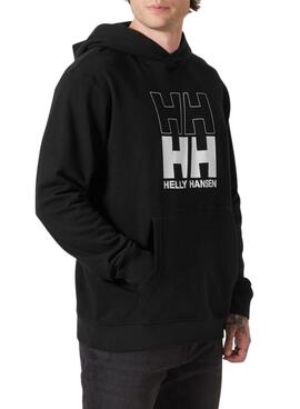 Sudadera Helly Hansen Graphic noire pour homme.