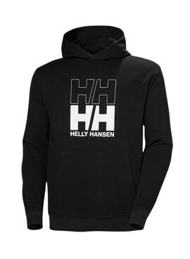 Sudadera Helly Hansen Graphic noire pour homme.