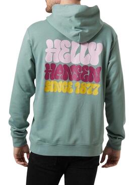 Sweatshirt Helly Hansen Core turquoise pour homme