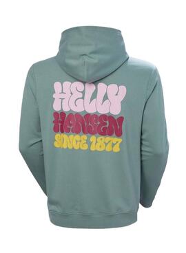 Sweatshirt Helly Hansen Core turquoise pour homme