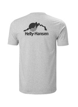 T-shirt Helly Hansen Nord gris pour homme
