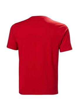 T-shirt Helly Hansen Logo rouge pour homme