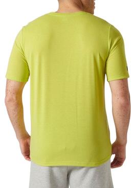 T-shirt Helly Hansen Race lime pour homme