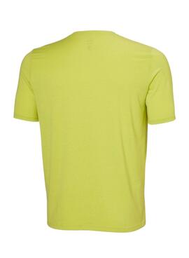T-shirt Helly Hansen Race lime pour homme