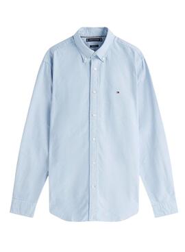 Chemise Tommy Hilfiger Solid Heritage Oxford bleu pour homme