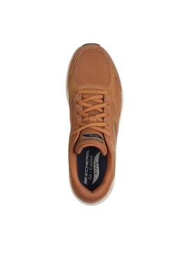 Chaussures Skechers Arch Fit marron pour homme