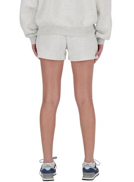 Shorts New Balance Sport gris pour femme