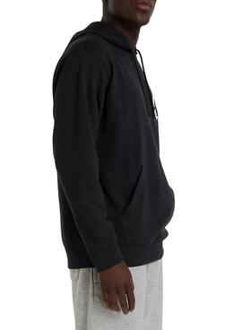 Sweat à capuche New Balance Circular Logo noir pour homme