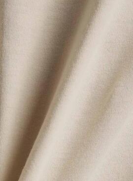 Maillot New Balance logo circulaire beige pour homme