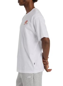 T-shirt New Balance Spectator blanc pour homme