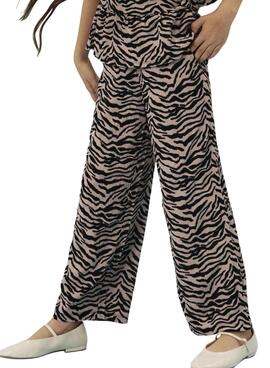 Pantalon Name It Lotta pour fille en violet.