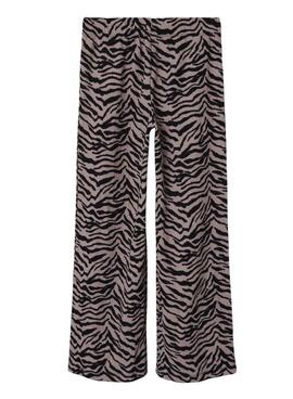 Pantalon Name It Lotta pour fille en violet.