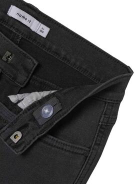 Pantalon Name It Rose gris foncé pour fille