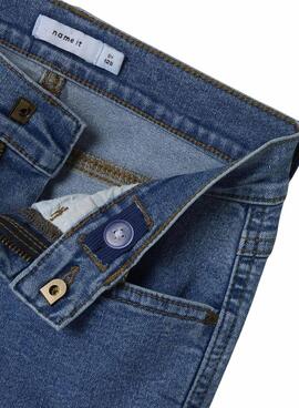 Pantalon Name It Rose gris oscuro pour fille