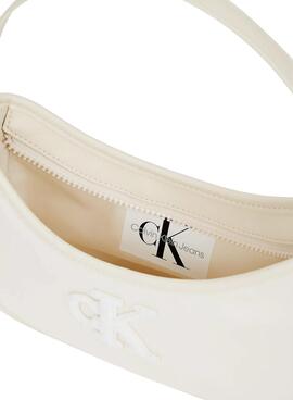 Sac à dos Calvin Klein Teddy Logo blanc pour fille