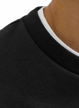 Sweatshirt Jack and Jones Geplas noir pour enfant