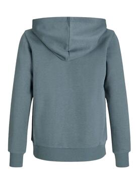 Sweat à capuche Jack and Jones bleu marine pour enfant.