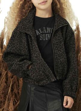 Veste Name It Lela léopard pour fille