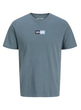 T-shirt Jack and Jones bleue pour enfant.