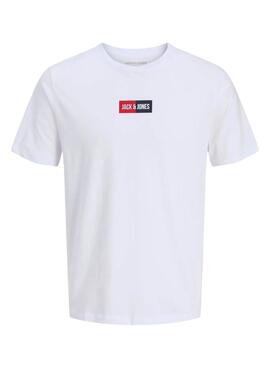 T-shirt Jack and Jones blanc pour enfant