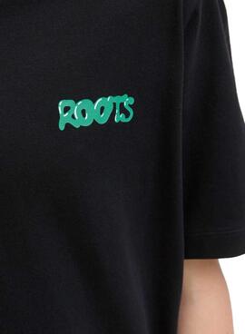 T-shirt Jack and Jones Wobly noir pour enfant