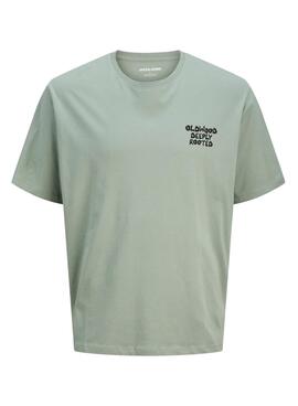 T-shirt Jack and Jones Wobly vert pour enfant