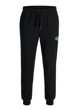 Pantalon Jack and Jones Makoto noir pour enfant